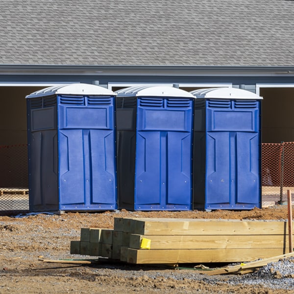 how can i report damages or issues with the porta potties during my rental period in Ellenwood